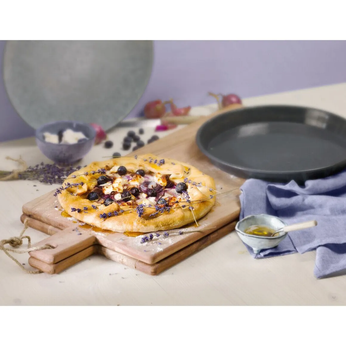 KaiserBackblech 30 cm La Forme Plus schwarz