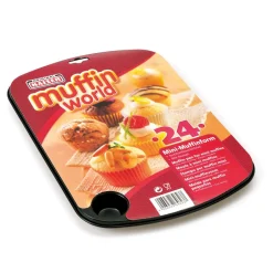 KaiserMuffinbackform 38x27 cm schwarz