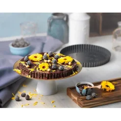 KaiserQuicheform 28 cm La Forme Plus schwarz