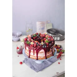 KaiserSpringform mit Flach- und Rohrboden 26 cm La Forme Plus SafeClick schwarz