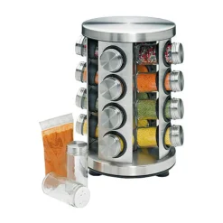 KüchenprofiGewürzständer 16tlg. Edelstahl rund