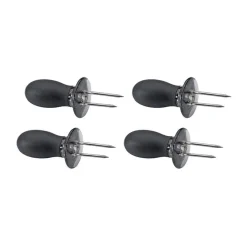 KüchenprofiMaiskolbenhalter 4er-Set BBQ schwarz