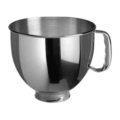 KitchenAidEdelstahlschüssel 4,8 l silber
