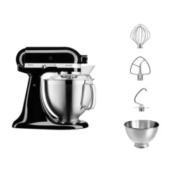KitchenAidKüchenmaschine 4,8 l 300 W Artisan Premium Onyx Schwarz