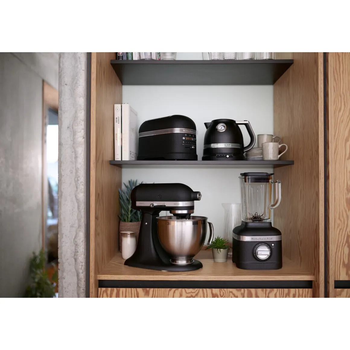 KitchenAidStandmixer K400 1,4 l 1200 W Artisan Schwarz