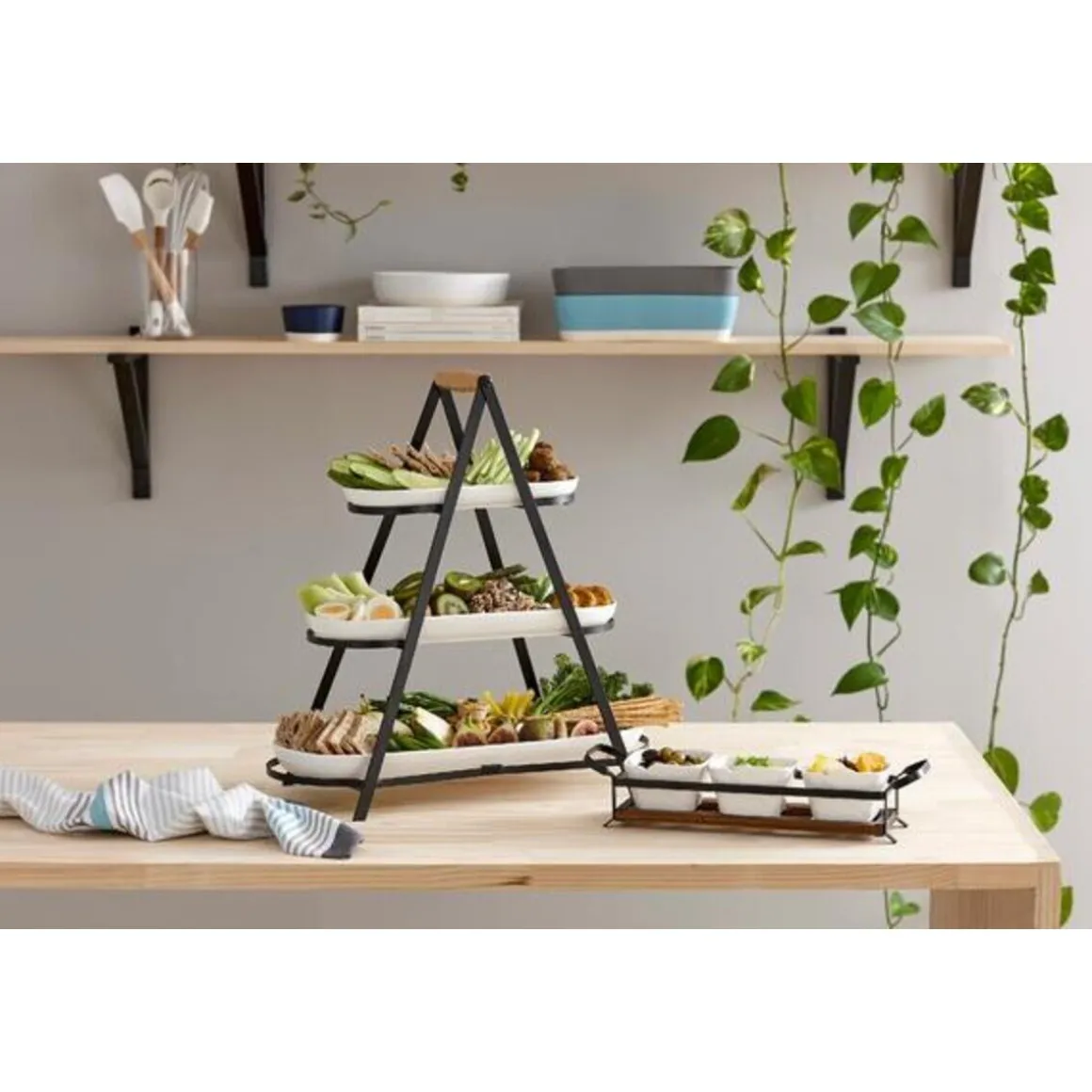 LadelleServierturm 50x24x54cm Serve & Share weiß