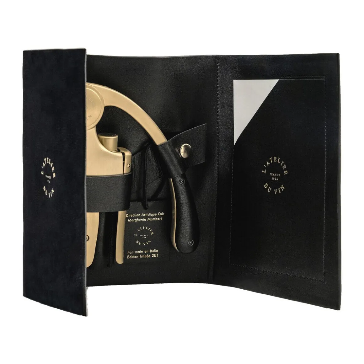 L'atelier du vinGeschenkset Sommelier-Set Oeno Motion Gold 2-tlg. Nomad Collection gold