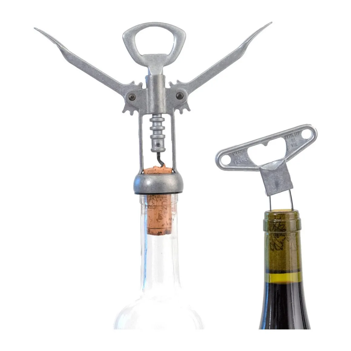 L'atelier du vinKorkenzieher-Geschenkset Les Bons Amis 2-tlg. mehrfarbig