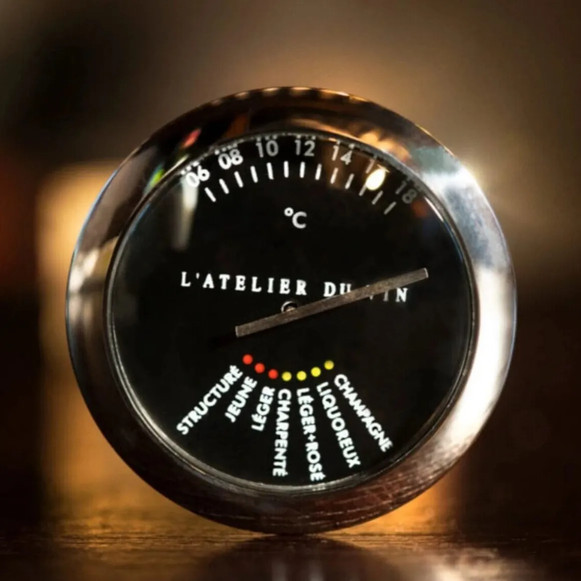 L'atelier du vinWeinthermometer 20 cm edelstahl