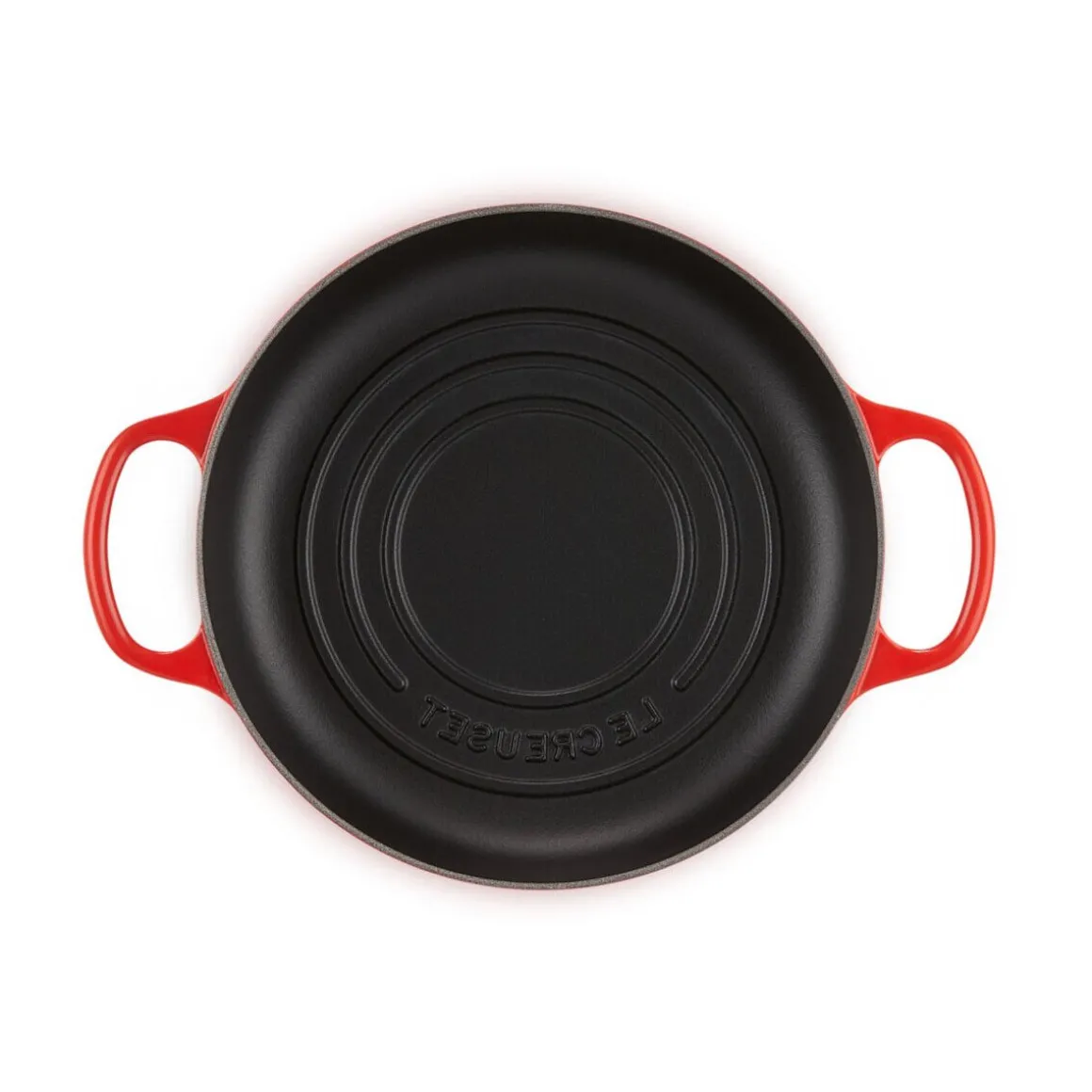 Le CreusetBrot Bräter 24 cm Signature kirschrot