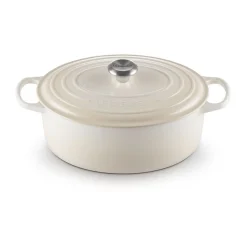 Le CreusetBräter mit Deckel 33 cm Signature Meringue