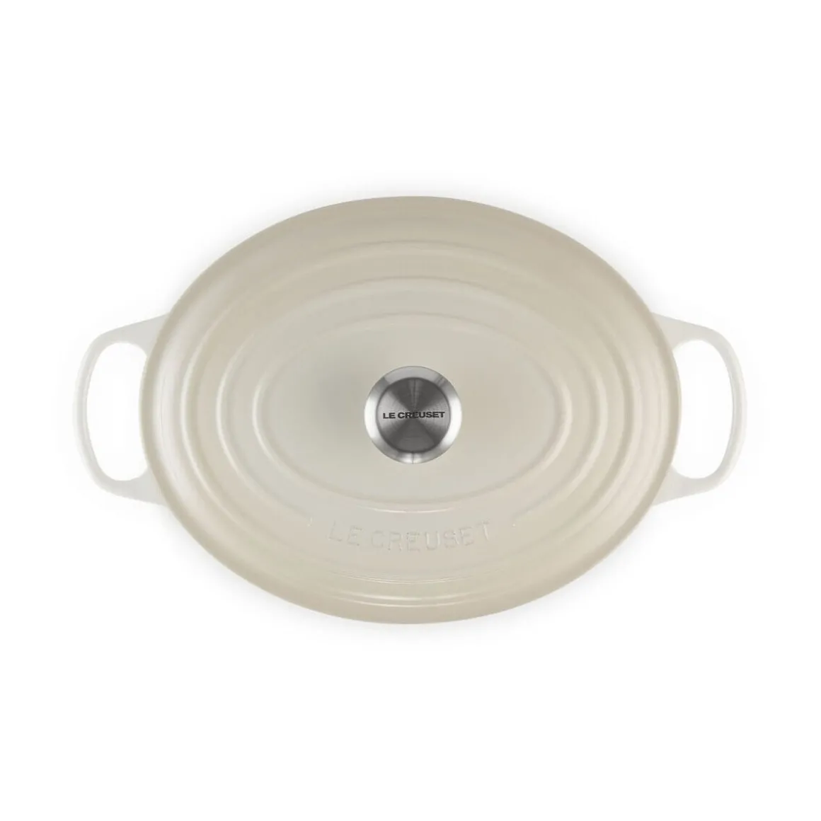 Le CreusetBräter mit Deckel 33 cm Signature Meringue
