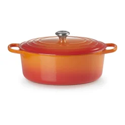 Le CreusetBräter mit Deckel 33 cm Signature Ofenrot