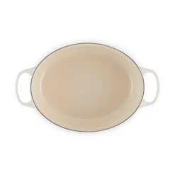 Le CreusetBräter mit Deckel 31 cm Signature Meringue