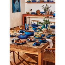 Le CreusetBräter mit Deckel 29 cm Signature azure