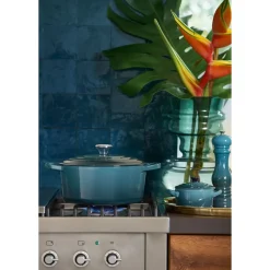 Le CreusetBräter mit Deckel 31 cm Signature Deep Teal