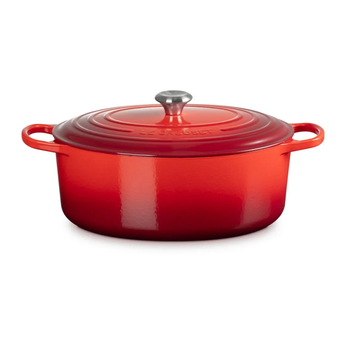 Le CreusetBräter mit Deckel 35 cm Signature Kirschrot