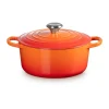 Le CreusetBräter mit Deckel 24 cm Signature Ofenrot