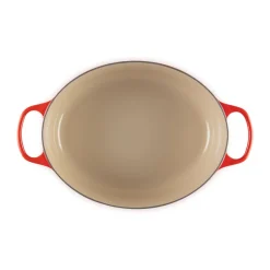 Le CreusetBräter mit Deckel 35 cm Signature Kirschrot