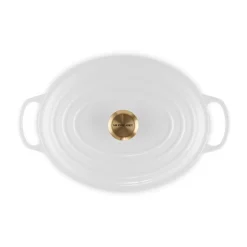 Le CreusetBräter mit Deckel 31 cm Signature White