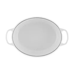 Le CreusetBräter mit Deckel 31 cm Signature White