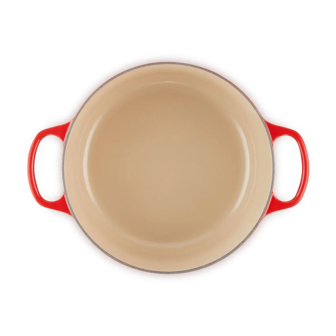 Le CreusetBräter mit Deckel 26 cm Signature kirschrot