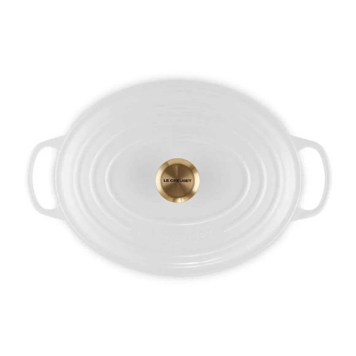 Le CreusetBräter mit Deckel 31 cm Signature White