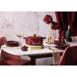 Le CreusetBräter mit Deckel 31 cm Signature Rhone