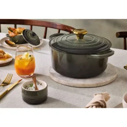 Le CreusetBräter mit Deckel 24 cm Signature Thyme