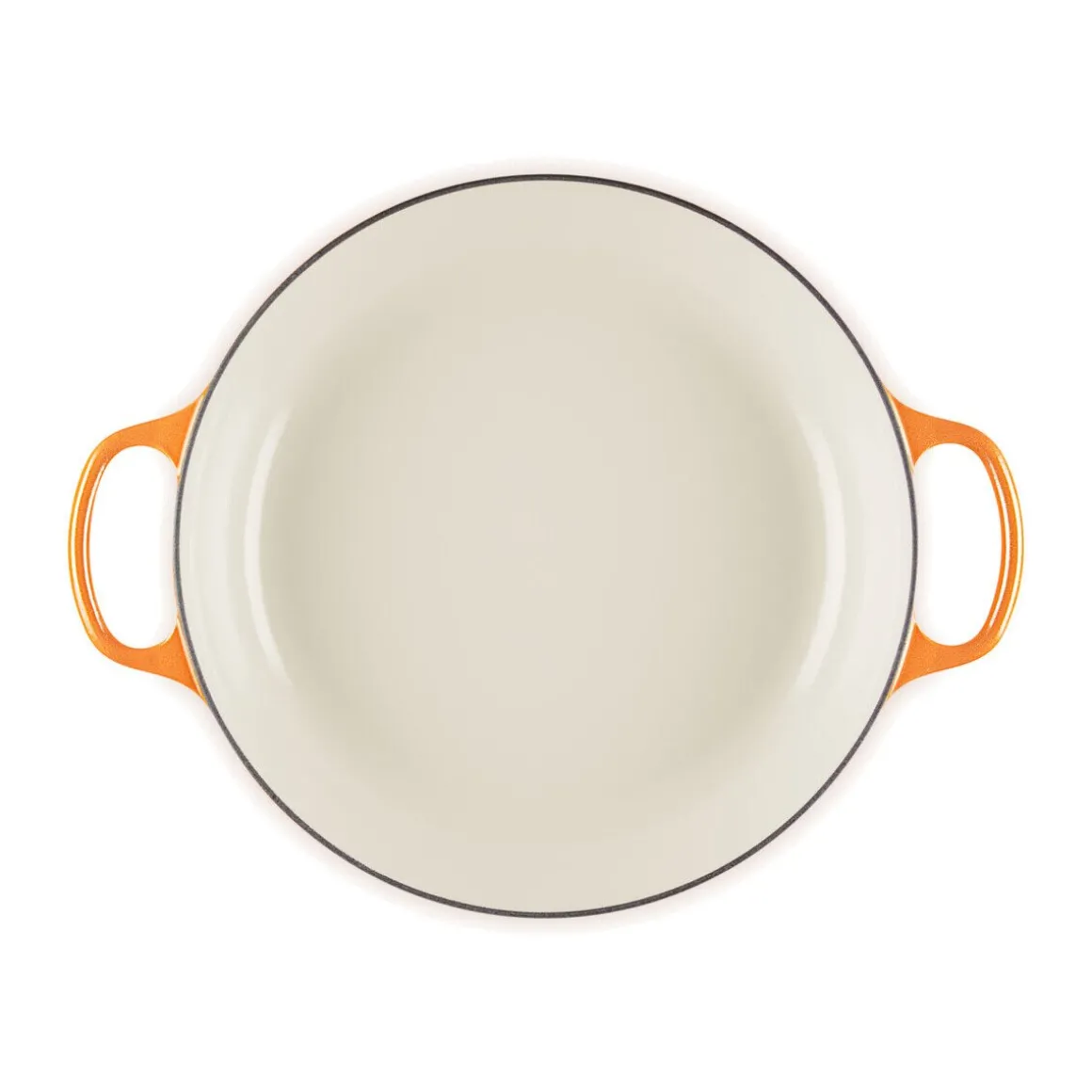 Le CreusetGourmet-Profitopf mit Deckel 30 cm Signature Limited Edition Flamme Dorée