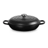 Le CreusetGourmet-Profitopf mit Deckel 30 cm Signature schwarz
