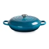 Le CreusetGourmet-Profitopf mit Deckel 30 cm Signature Deep Teal
