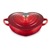 Le CreusetGourmet-Profitopf Herz mit Deckel 20 cm Heart Collection Kirschrot