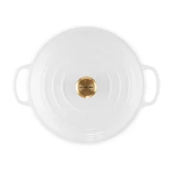 Le CreusetGourmet-Profitopf mit Deckel 30 cm Signature White