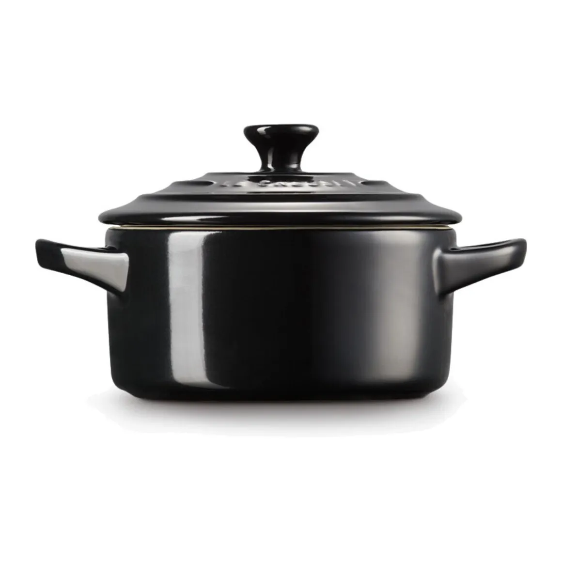 Le CreusetMini Cocotte 10 cm schwarz