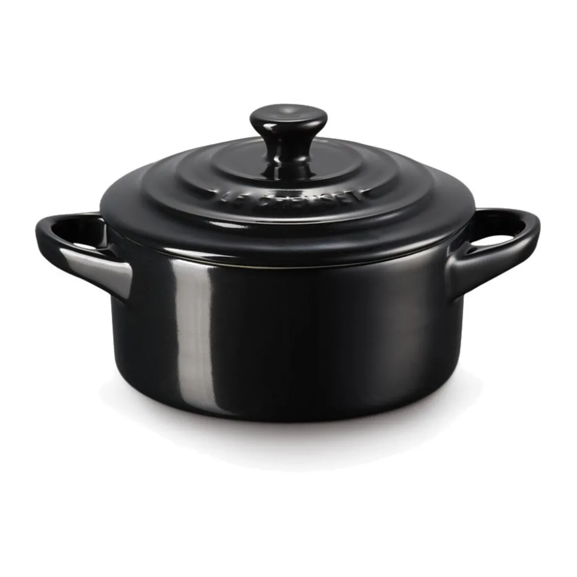 Le CreusetMini Cocotte 10 cm schwarz