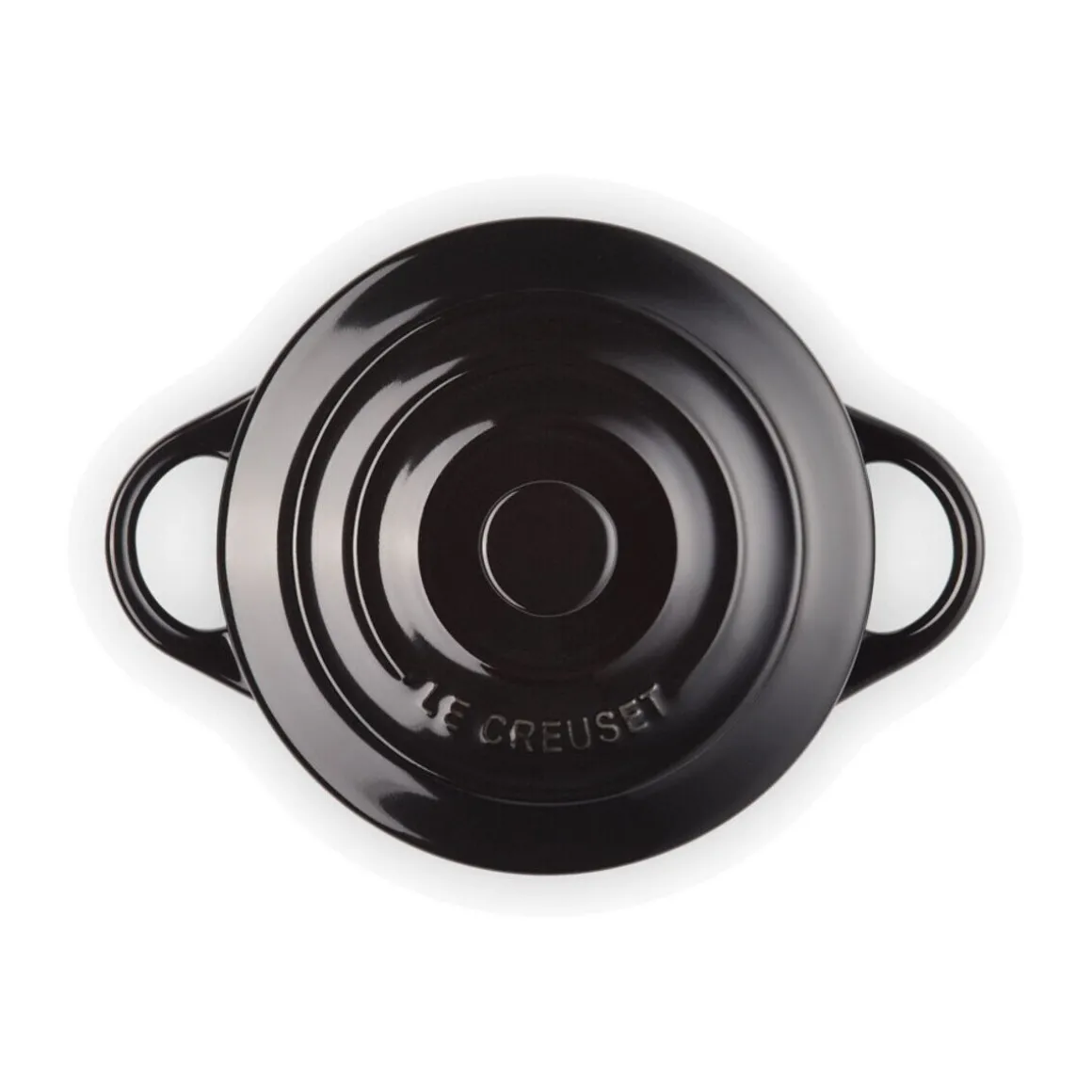 Le CreusetMini Cocotte 10 cm schwarz