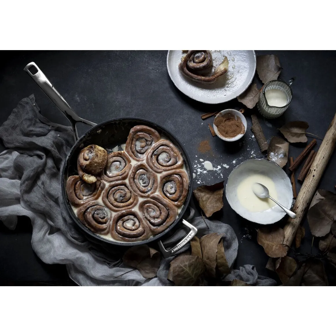 Le CreusetPfanne hoch 28 cm schwarz