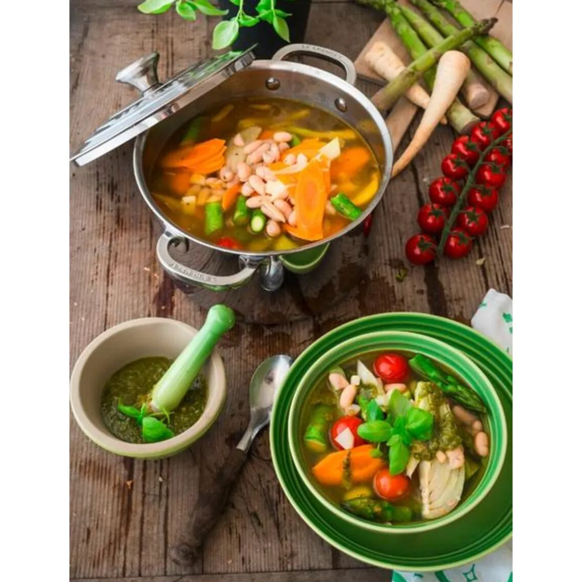 Le CreusetTopf-Set 4-tlg. edelstahl