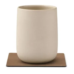 LINDDNAGlasuntersetzer 10x10 cm Square Nupo brown