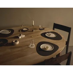 LINDDNATischset L 37x44 cm Curve Nupo hazel