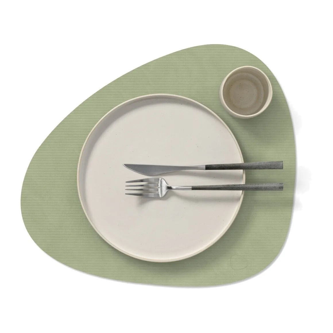 LINDDNATischset L 37x44 cm Curve Corduroy olive green