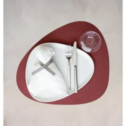 LINDDNATischset L 37x44 cm Curve Nupo red