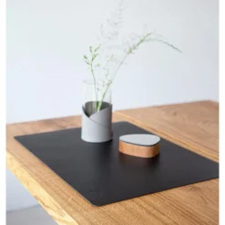 LINDDNATischset L 35x45 cm Square Bull black