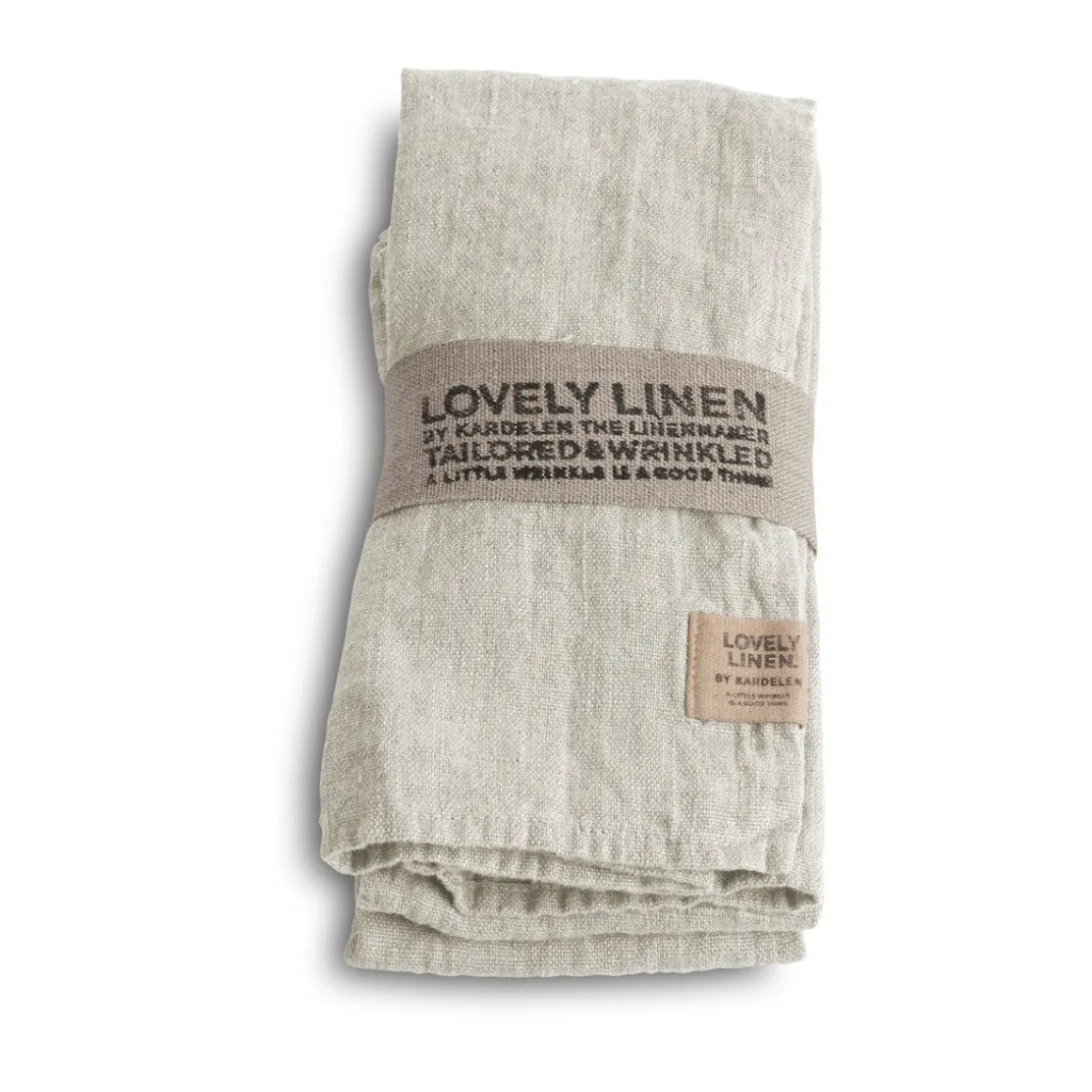 Lovely LinenServietten 45x45 cm Lovely Light Grey