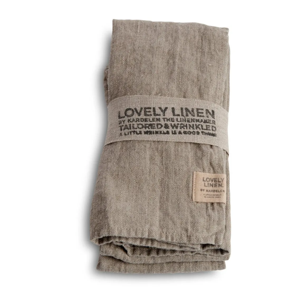 Lovely LinenServietten 45x45 cm Lovely Natural Beige
