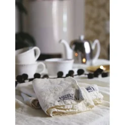 Lovely LinenServietten 45x45 cm Lovely Off-White