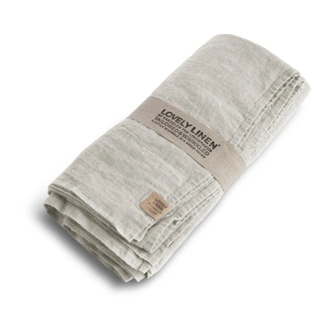 Lovely LinenTischdecke 145x250 cm Lovely Light Grey
