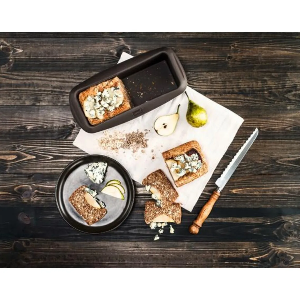 LurchKönigskuchenform Flexi Form braun 25 cm