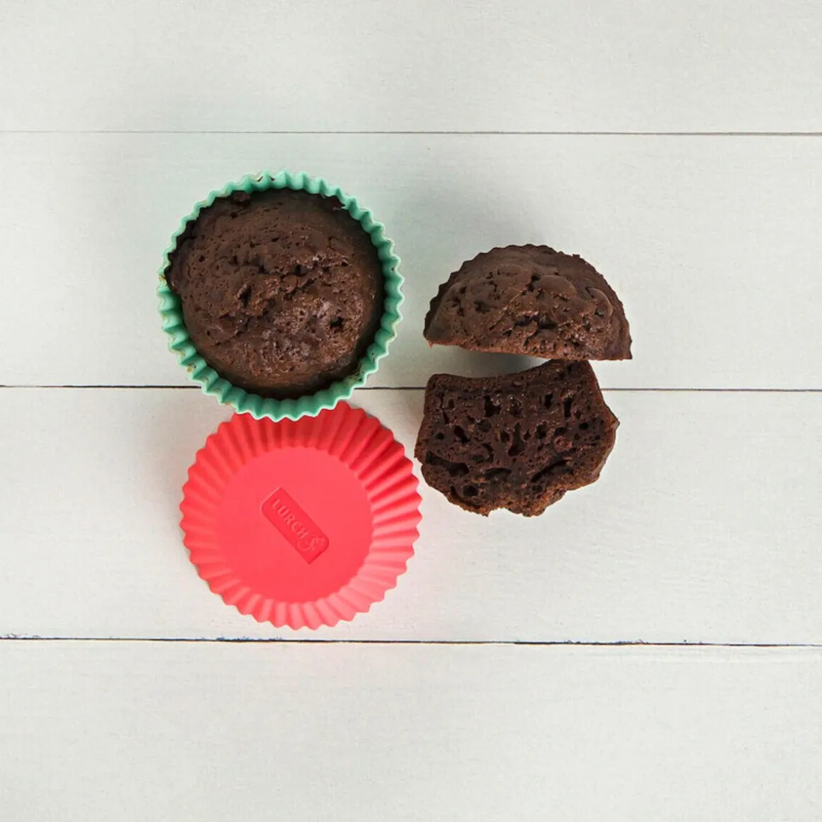 LurchMuffinförmchen 12 Stück FlexiForm Muffinliner mehrfarbig